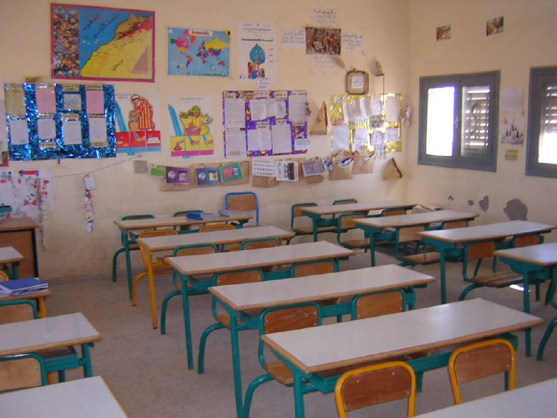 Classroom in Morocco