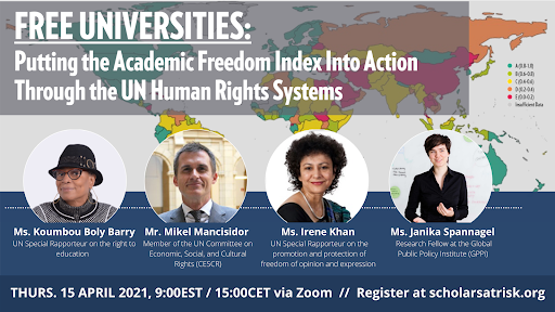 Promotional flyer for AFi event