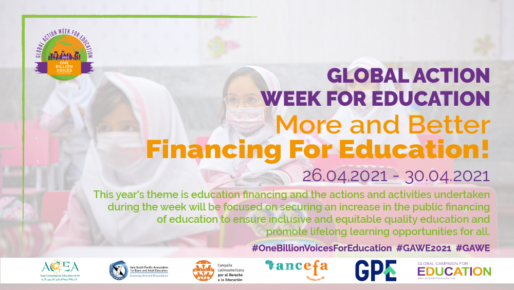 Global Action Week flyer