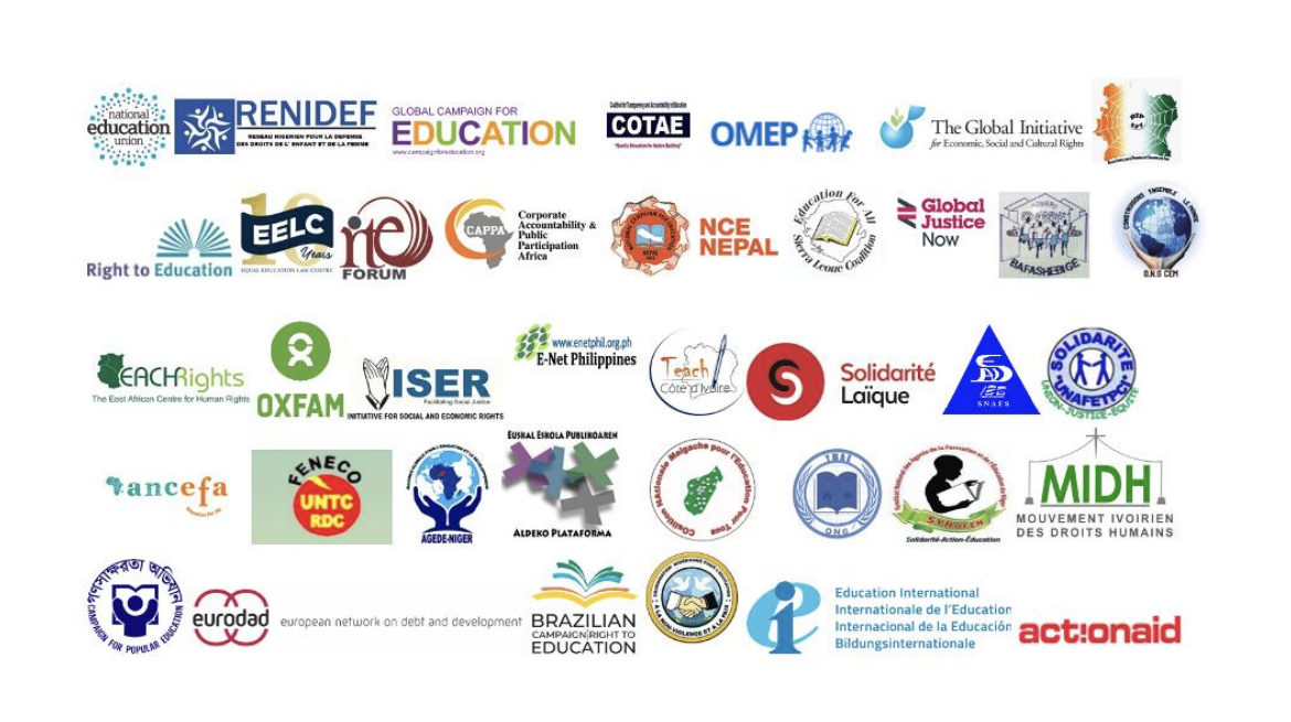 Logos of civil society organisations endorsing statement