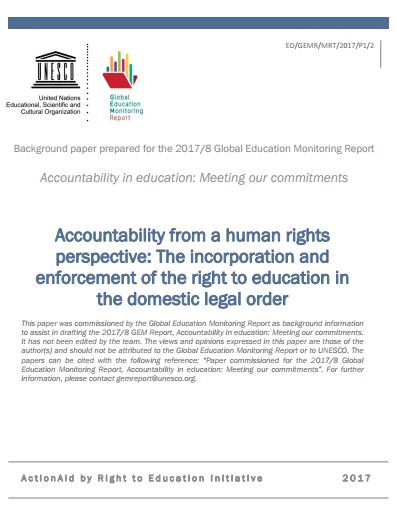 GEM report, UNESCO, education, right to education